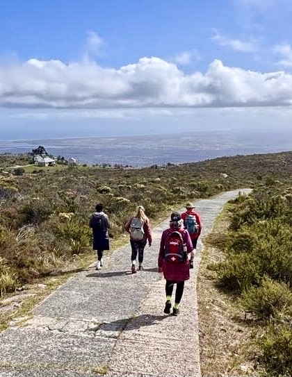 Howzit EcoWalk walkers on a Cape Town trail